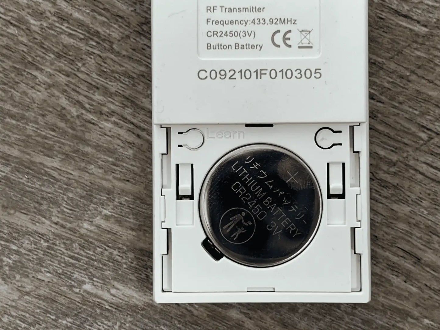 Papildomas 1 kanalo nuotolinio valdymo pultelis